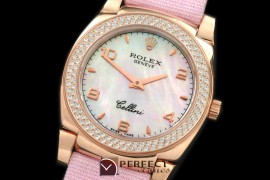 RLCL00323D Ladies Cellini RG/LE/Diam MOP White Num Swiss Quartz