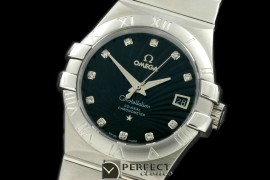 OMCO00712 Double Eagle Midsize Auto SS/SS Black Diam Asian 2813