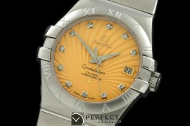OMCO00713 Double Eagle Midsize Auto SS/SS Gold Diam Asian 2813