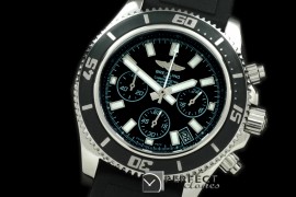 BLSF01021 Superocean Abyss Chrono SS/RU Black/White Jap OS2Qtz
