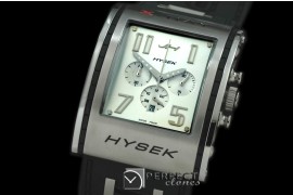 HY01001 X Ray Chronograph SS/RU White Jap Quartz