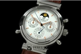IWDV00102 Da Vinci Perpetual Calendar SS/LE White/Gold Asia 21J