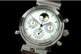 IWDV00101 Da Vinci Perpetual Calendar SS/LE White/Silver Asia 21