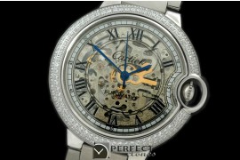 CARBA10042S Ballon Bleu de Cartier SS/SS Skeleton Dial Asian 281