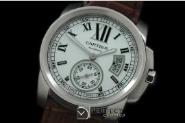 CARCC00101L Calibre de Cartier SS/LE White A2836
