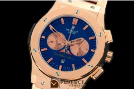 HBFSC10013A Classic Fusion Chrono RG/RG Blue Jap Quartz