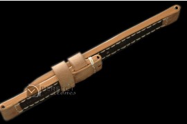 PNA00117 24/24 Assolutamente Suede/Calf Tan Strap for 44mm