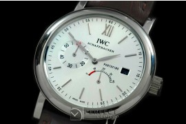 IWPT00101 Portofino Power Reserve SS/LE White Asia SG 35J