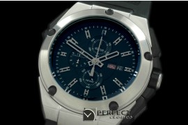IWIG10021 Ingenuier Double Chrono SS/LE Black/Blue Jap Qtz