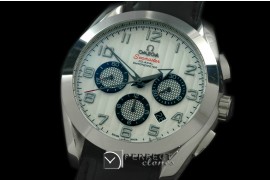 OMAT11001 Aqua Terra Chrono SS/LE White Asian 2813