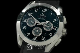 OMAT11002 Aqua Terra Chrono SS/LE Black Asian 2813