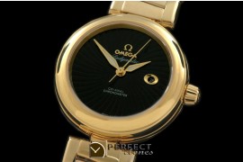 OMDEM00114 Deville Ladymatic Mid YG/YG Blk A-2836