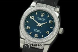 RLCM00129DL Ladies Mini Cellini SS/LE Blue Num Swiss Quartz