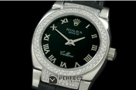 RLCM00107DL Ladies Mini Cellini SS/LE Black Roman Swiss Quartz