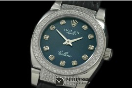 RLCM00119DL Ladies Mini Cellini SS/LE Blue Diam Swiss Quartz