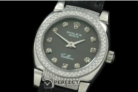 RLCM00118DL Ladies Mini Cellini SS/LE Grey Diam Swiss Quartz