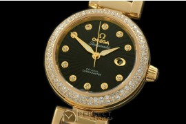 OMDEM00112D Deville Ladymatic Mid YG/YG Blk A-2836