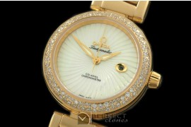 OMDEM00163D Deville Ladymatic Mid YG/YG Wht 2813 21J