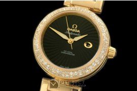 OMDEM00164D Deville Ladymatic Mid YG/YG Blk 2813 21J