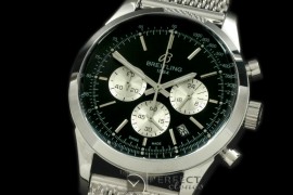 BLT10002M TransOcean Chrono SS/SS Black Jap OS2Qtz