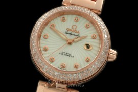 OMDEM00121D Deville Ladymatic Mid RG/RG Wht A-2836