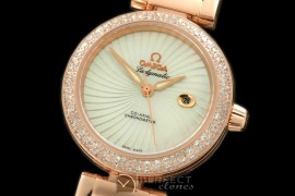 OMDEM00123D Deville Ladymatic Mid RG/RG Wht A-2836