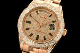 R41DDR90005 RG Pres 2-Diam Bez Diam/Ruby Dial Swiss Eta 2836