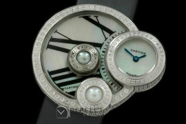 CARPE10001D Perle De Cartier SS/ST/Diam White Swiss Quartz