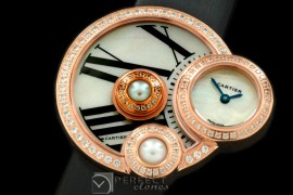 CARPE10006 Perle De Cartier RG/ST White Swiss Quartz