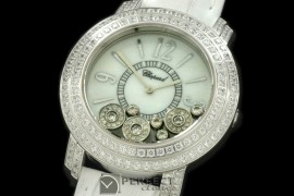 CPHS00101 Happy Sports Ladies SS/LE White Swiss Quartz