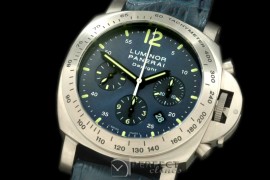 PN32601 Pam 326 Daylight Chrono TI/LE Blue Asian 7753