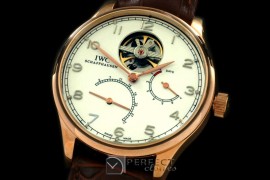 IWPV10036 Portugese Tourbillon RG/LE White Asia HW 17J