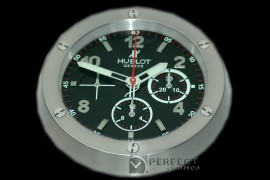 HBDC10002 Dealer Clock BigBang Style SS/Blk Swiss Quartz