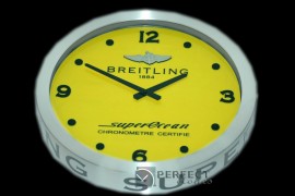 BLDC10002 Dealer Clock SuperOcean Style SS/Ylw Swiss Quartz