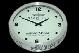 BLDC10001 Dealer Clock SuperOcean Style SS/Wht Swiss Quartz