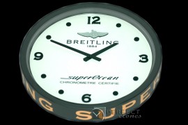 BLDC10011 Dealer Clock SuperOcean Style PVD/ Wht Swiss Quartz