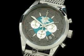 BLT10033M TransOcean Unitime Chrono SS/SS Grey Jap OS2Qtz