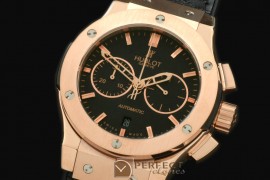 HBFSC00111 Classic Fusion Chrono V2 RG/LE Blk A-775Sec@3