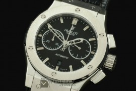 HBFSC00101 Classic Fusion Chrono V2 SS/LE Blk A-775Sec@3