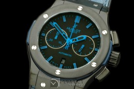 HBFSC00124 Classic Fusion Chrono V2 PVD/LE All Blk/Blue A-775S