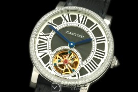 CARDC01022D Ronde de Cartier Tourbillon SS/LE Black Asian 2813