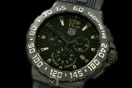 TGF1-01042 Formula 1 PVD/RU Blk/Blk Swiss Eta Quartz Chrono