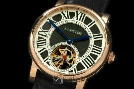 CARDC01032 Ronde de Cartier Tourbillon RG/LE Black Asian 2813