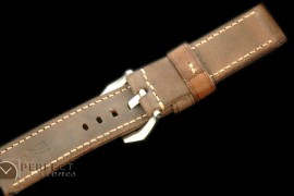 JNS10002 "Volutto" Distress Brown 24/24 Leather Strap