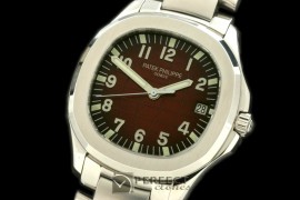 PPAQ01132S Aquanaut Jumbo V3 Auto SS/SS Brown Asian 4813 28800