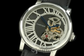 CARDC10072 Ronde de Cartier Tourbillon SS/LE Black Asian 2813