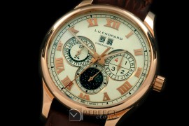 CPLUC10046 LUC Big Date Chronograph RG/LE White Asia 2813