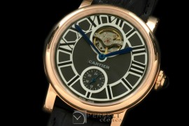 CARDC10087 Ronde de Cartier Tourbillon RG/LE Black Asian 2813