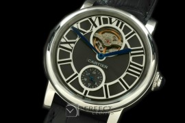 CARDC10082 Ronde de Cartier Tourbillon SS/LE Black Asian 2813