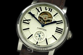 CARDC10081 Ronde de Cartier Tourbillon SS/LE White Asian 2813